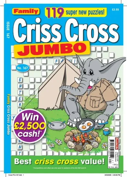 Family Criss Cross Jumbo Magazine