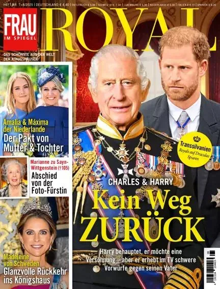 Frau im Spiegel Royal (Tysk)