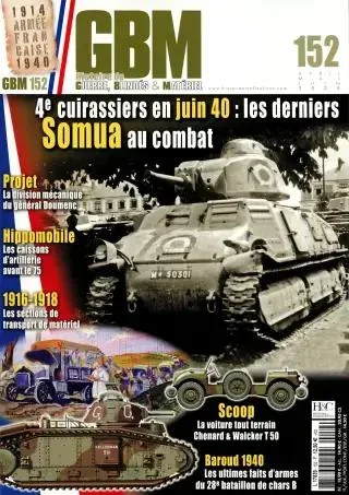 Guerres blindés et matériels – GBM (Fransk)