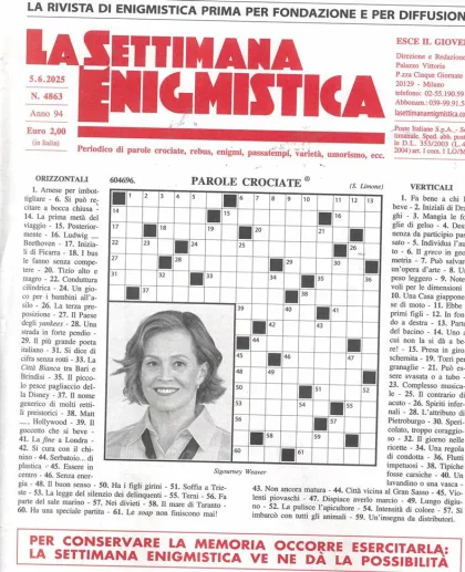 La Settimana Enigmistica (Italiensk)
