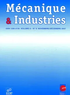 Mécanique et industries (Fransk)