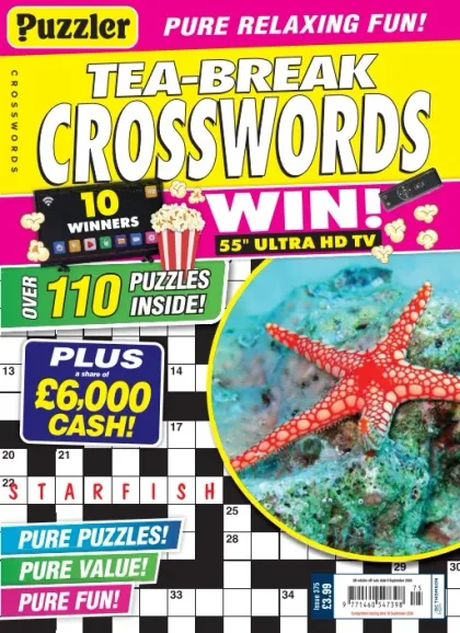 Puzzler Tea-Break Crosswords Magazine