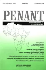 Revue Le Recueil penant (Fransk) 1