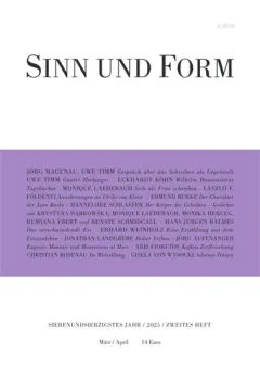 Sinn und Form (Tysk)